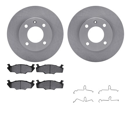 Dynamic Friction Co 6512-74081, Rotors with 5000 Advanced Brake Pads includes Hardware 6512-74081